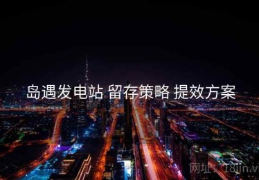 岛遇发电站 留存策略 提效方案