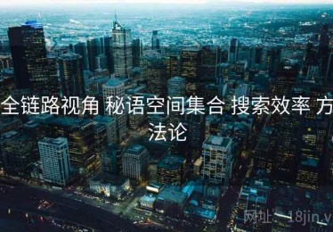 全链路视角 秘语空间集合 搜索效率 方法论