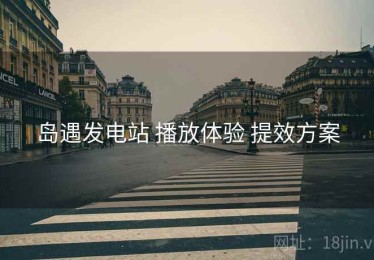 岛遇发电站 播放体验 提效方案