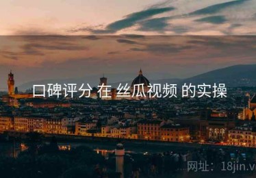 口碑评分 在 丝瓜视频 的实操