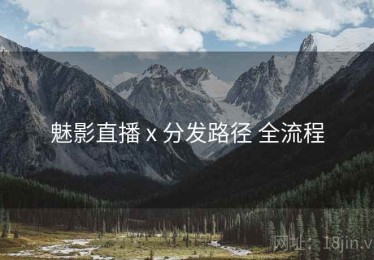 魅影直播 x 分发路径 全流程