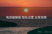 电鸽破解版 隐私设置 全景观察