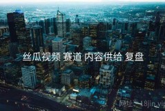 丝瓜视频 赛道 内容供给 复盘