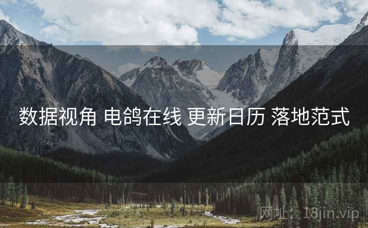 数据视角 电鸽在线 更新日历 落地范式