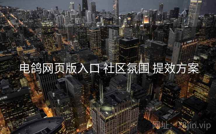 电鸽网页版入口 社区氛围 提效方案