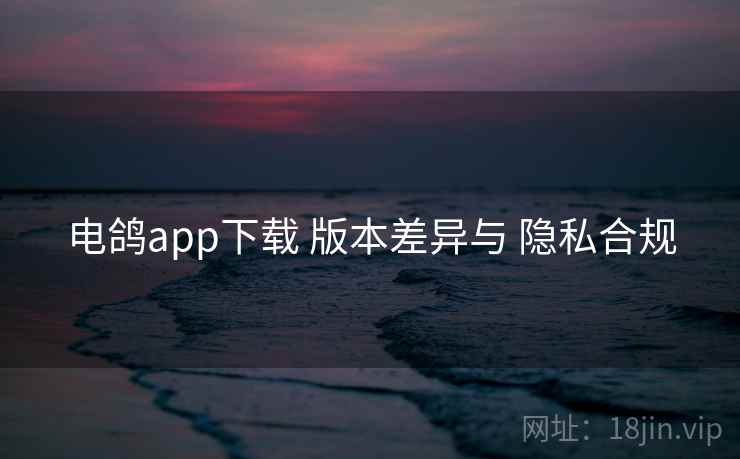 电鸽app下载 版本差异与 隐私合规