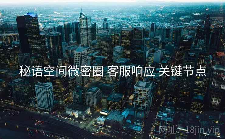 秘语空间微密圈 客服响应 关键节点