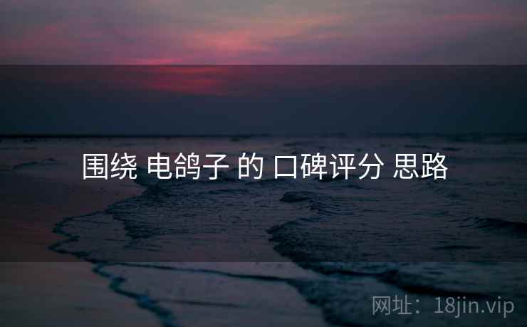 围绕 电鸽子 的 口碑评分 思路