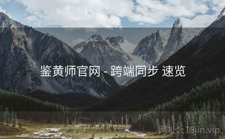 鉴黄师官网 - 跨端同步 速览
