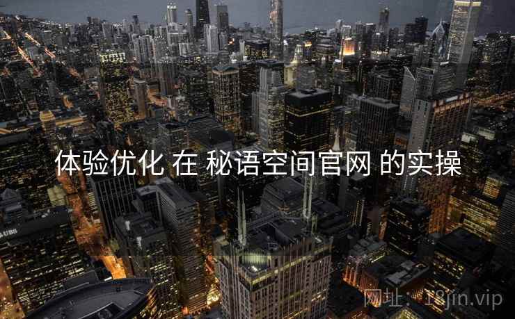 体验优化 在 秘语空间官网 的实操